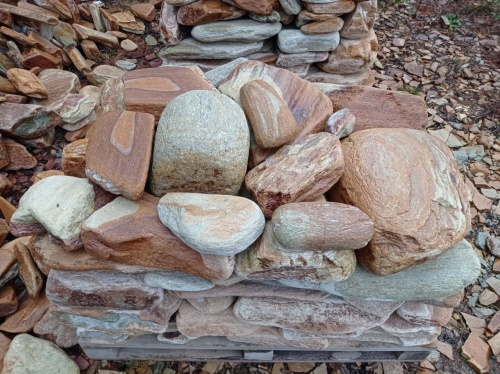 Златолит жёлтый, жёлто-зелёный глыбки и валуны для ланшафтного дизайна купить в Коркино