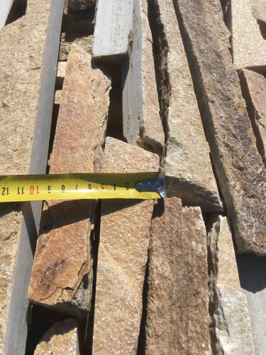 Горбушка златолит золотистый для облицовки купить в Коркино