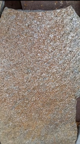 Плитняк златолит серебристый для цоколя, отмостки купить в Коркино