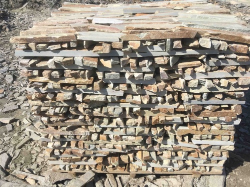 Горбушка златолит золотистый для облицовки купить в Коркино