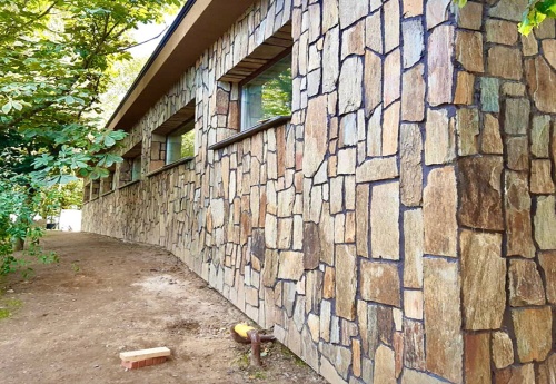 Плитняк кора дерева для цоколя, отмостки купить в Коркино