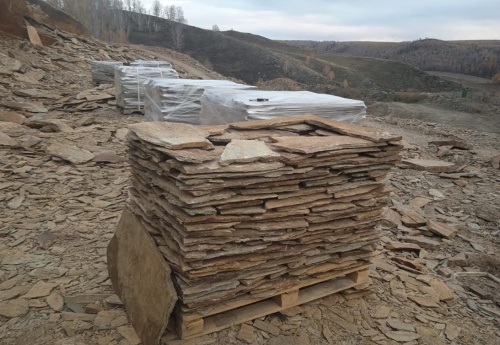 Плитняк кора дерева для цоколя, отмостки купить в Коркино