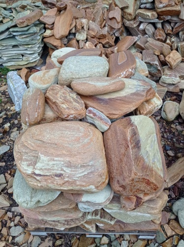 Златолит жёлтый, жёлто-зелёный глыбки и валуны для ланшафтного дизайна купить в Коркино