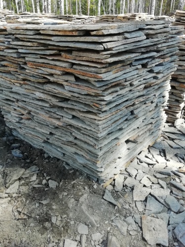 Плитняк златолит Уральский для цоколя, отмостки купить в Коркино